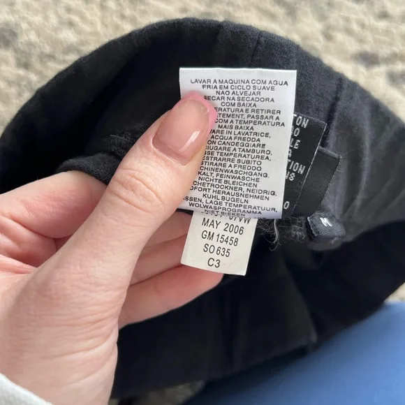 Y2K 2006 Harley Davidson Wide Leg Striped Sweatpants - Picture 6 of 6